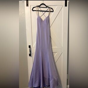Faviana Lavender Backless Dress